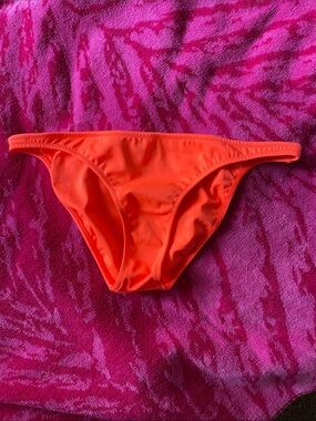Melissa Odabash Neon Coral Bikini Bottoms